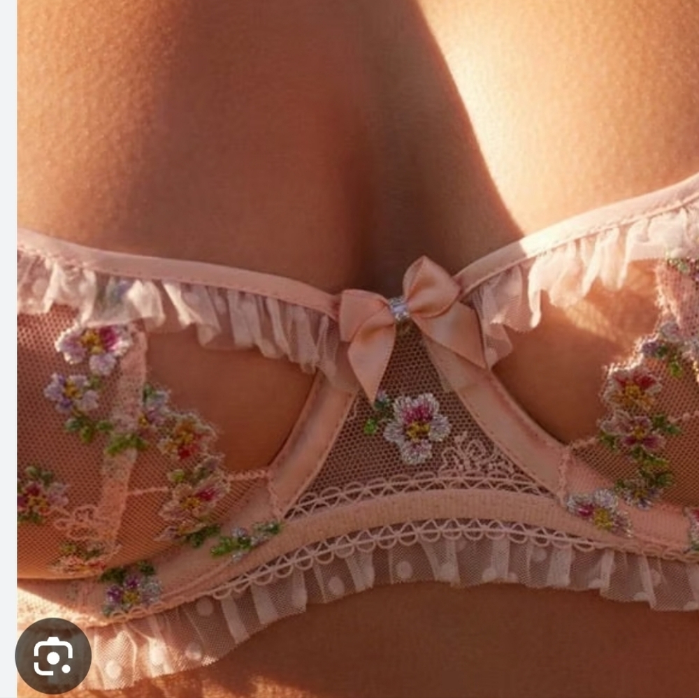 For love and lemons Emma bra and thong small DD